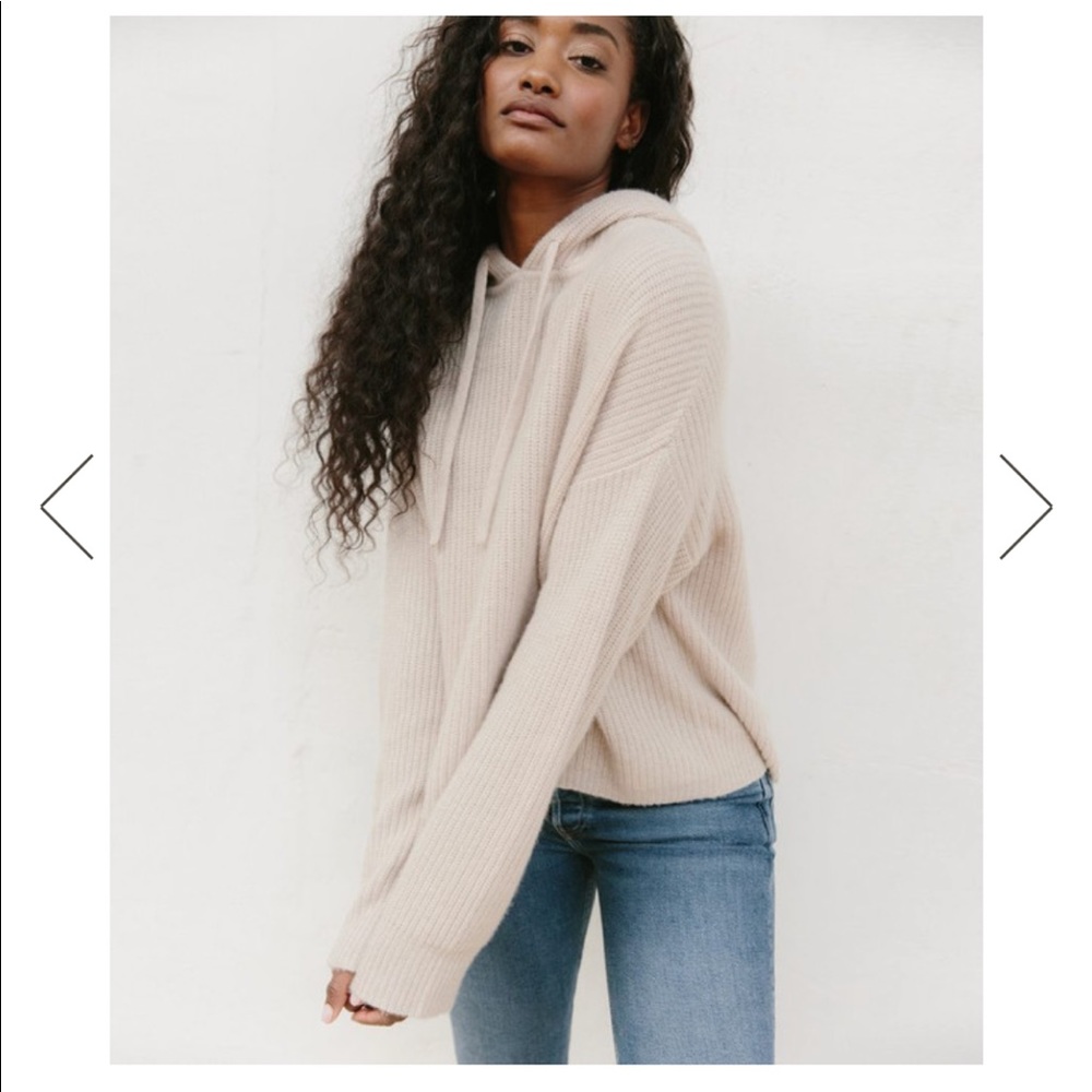 JENNI KAYNE Cashmere Fisherman Hoodie